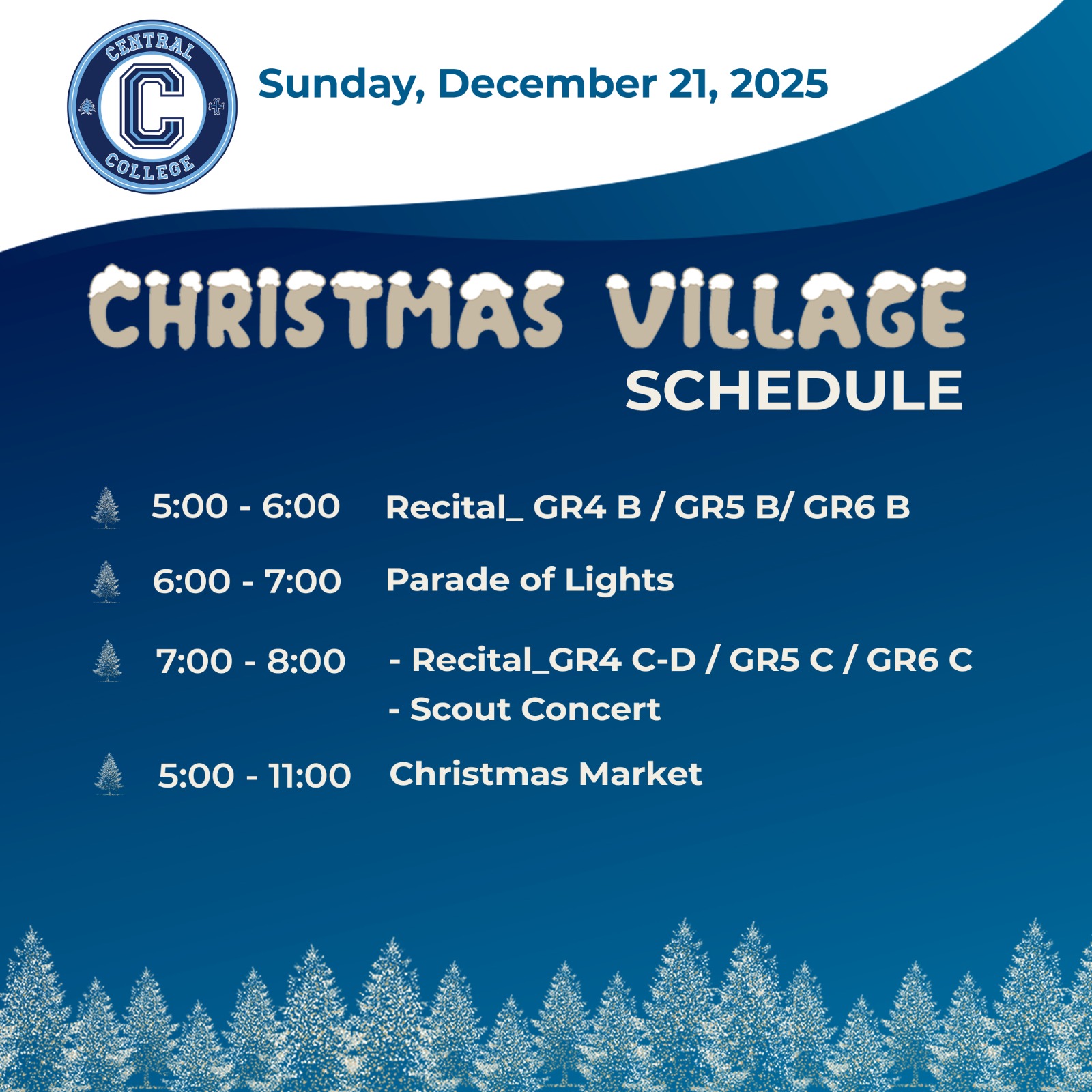 11 days of magic are coming to Central College!