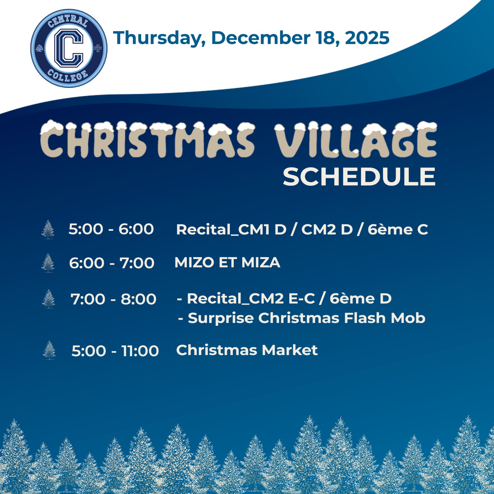 11 days of magic are coming to Central College!