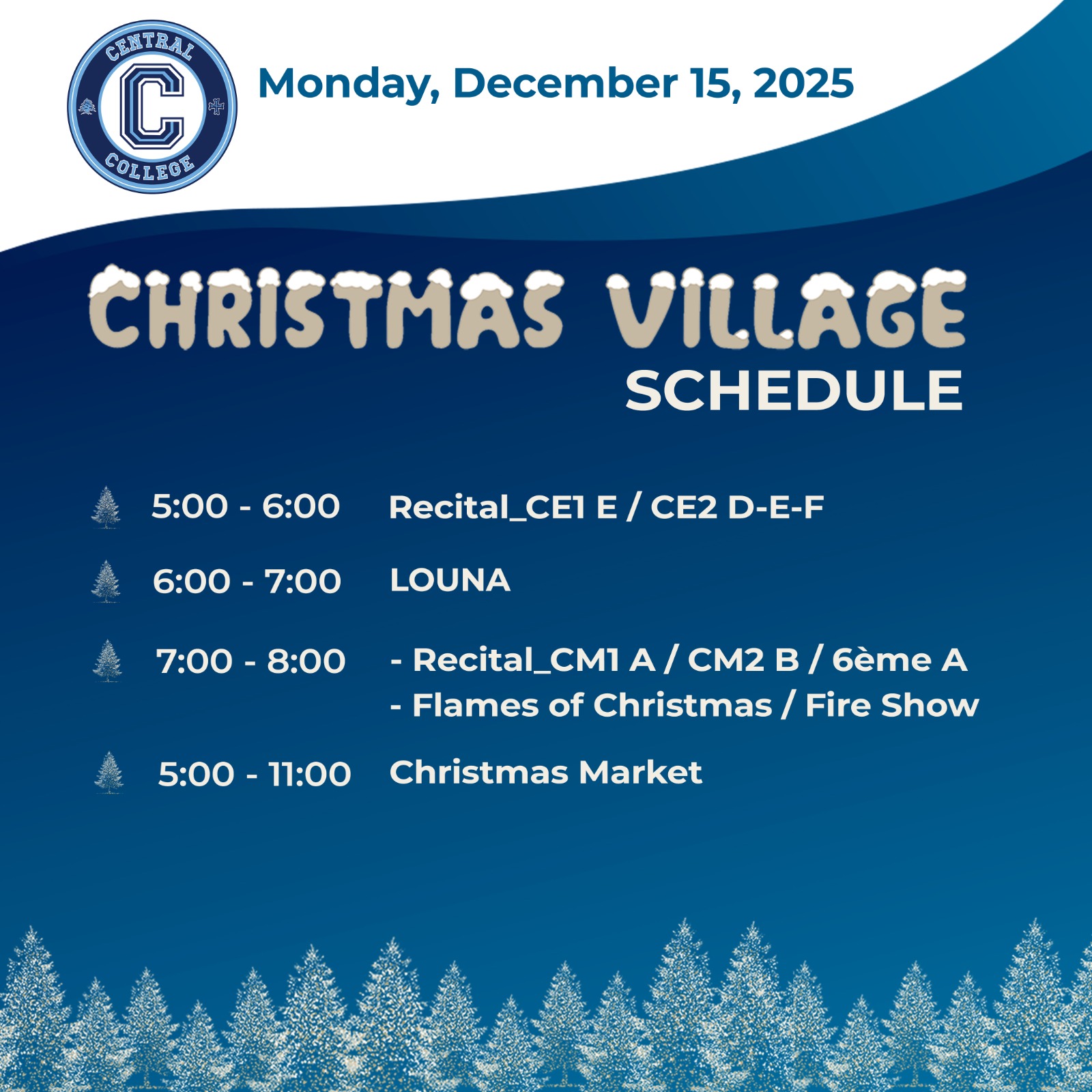 11 days of magic are coming to Central College!