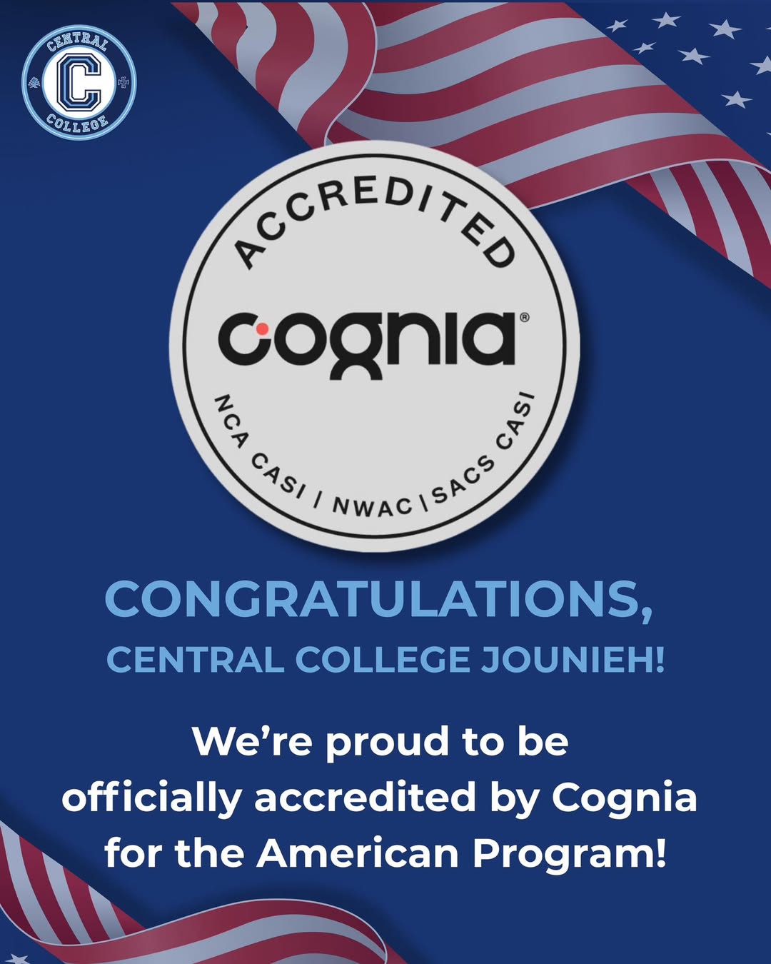 Jounieh earns Cognia Accreditation
